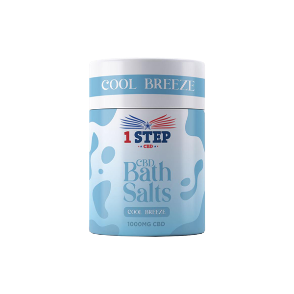 1 Step CBD 1000mg CBD Bath Salts - 500g (BUY 1 GET 1 FREE) | 1 Step CBD | CBD Products