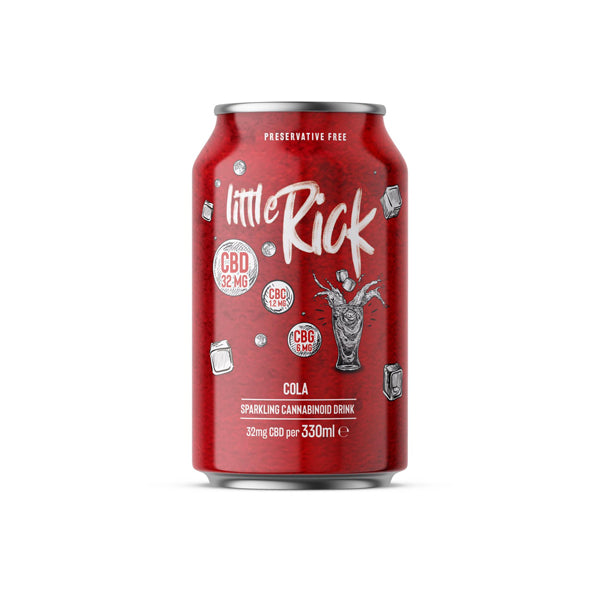 12 x Little Rick 32mg CBD Sparkling 330ml Cola | Little Rick | CBD Products