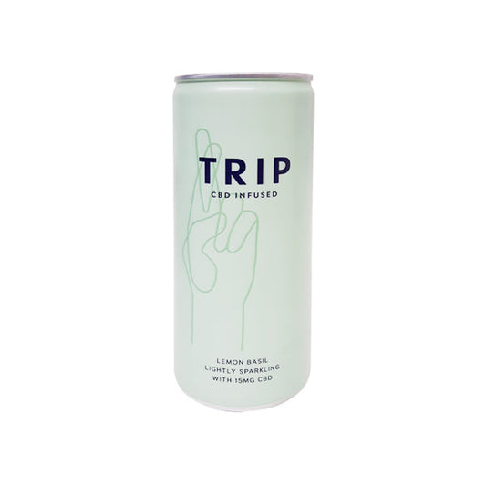 24 x TRIP 15mg CBD Infused Lemon & Basil Drink 250ml | TRIP CBD | CBD Products