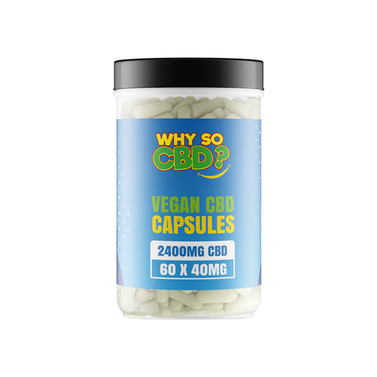 Why So CBD? 2400mg CBD Vegan Capsules - 60 Caps | Why So CBD | CBD Products