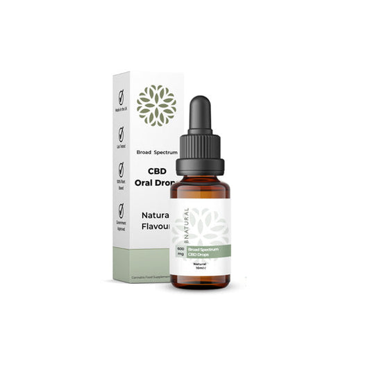 Bnatural 600mg Broad Spectrum CBD Natural Oral Drops - 10ml | Bnatural | CBD Products