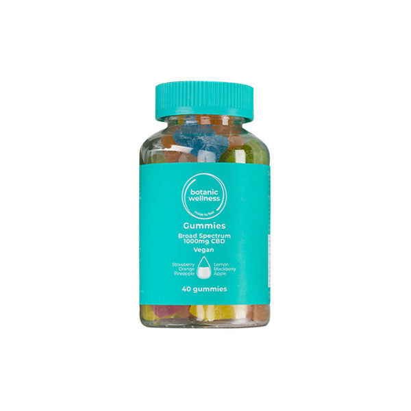 Botanic Wellness 1000mg CBD Gummies - 40 Pieces | Botanic Wellness | CBD Products