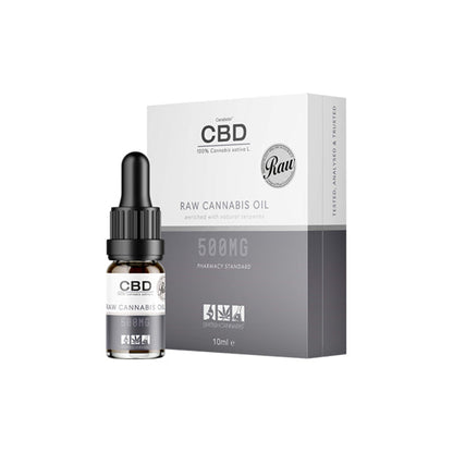 CBD by British Cannabis 500mg CBD Raw Cannabis Oil Drops 10ml | CBD by British Cannabis | CBD Products