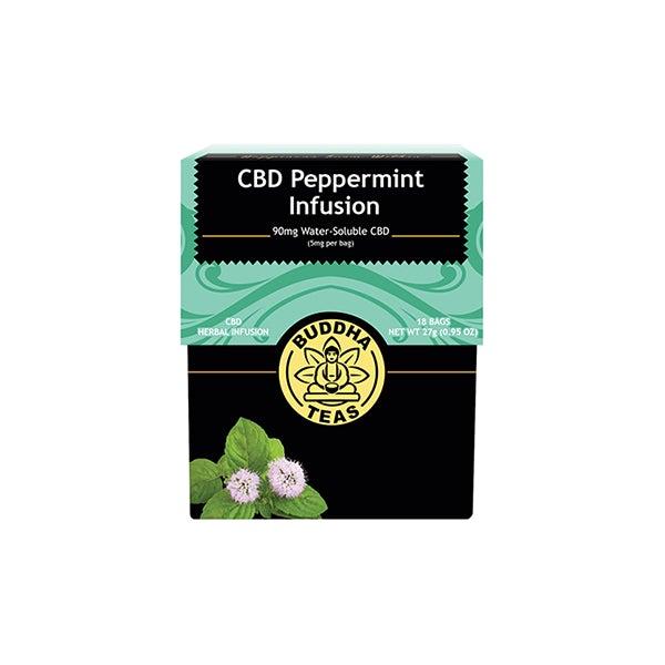 Buddha Teas 5mg CBD Tea Bags - Peppermint Infusion | Buddha Teas | CBD Products