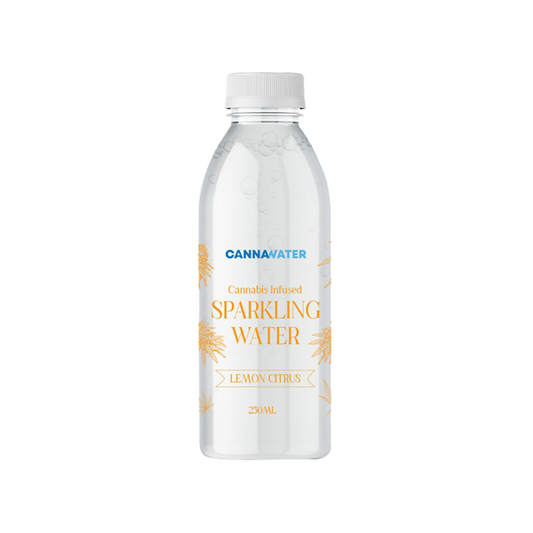 Cannawater Cannabis Infused Lemon Citrus Sparkling Water 250ml | Cannawater | CBD Products