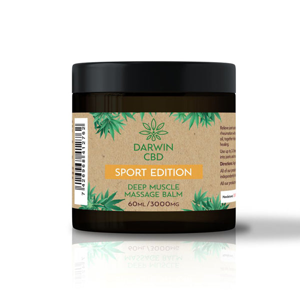 Darwin CBD 3000mg CBD Sport Edition Massage Balm - 60ml | Darwin | CBD Products