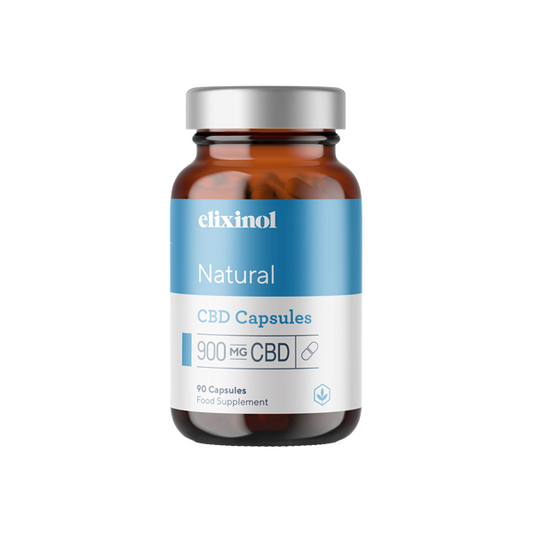Elixinol 900mg CBD Hemp Oil Natural Capsules - 60 Caps | Elixinol | CBD Products