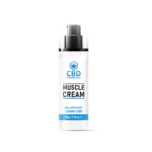 CBD Embrace 250mg Full Spectrum CBD Muscle Cream - 50g | CBD Embrace | CBD Products