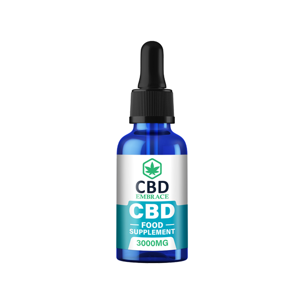 CBD Embrace 3000mg Full Spectrum CBD Food Supplement - 30ml | CBD Embrace | CBD Products