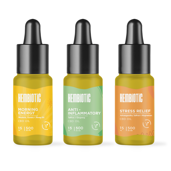 Hembiotic 500mg CBD Oil - 15ml | Hembiotic | CBD Products