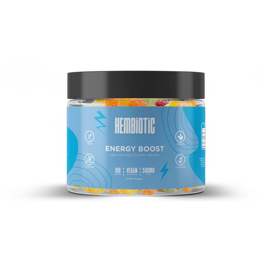 Hembiotic 500mg CBD Gummy Bears - 100g | Hembiotic | CBD Products