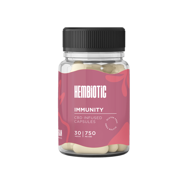 Hembiotic 750mg CBD Capsules - 30 Caps | Hembiotic | CBD Products