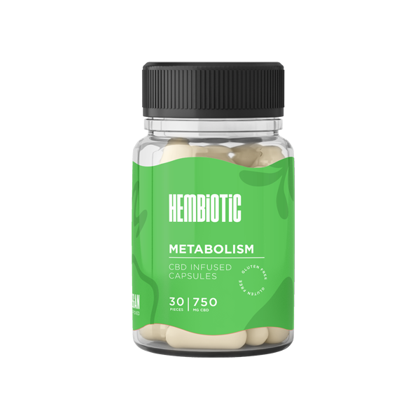 Hembiotic 750mg CBD Capsules - 30 Caps | Hembiotic | CBD Products