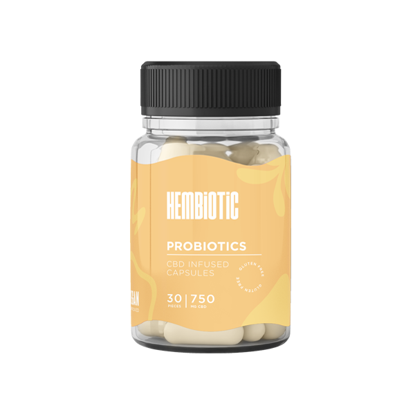 Hembiotic 750mg CBD Capsules - 30 Caps | Hembiotic | CBD Products