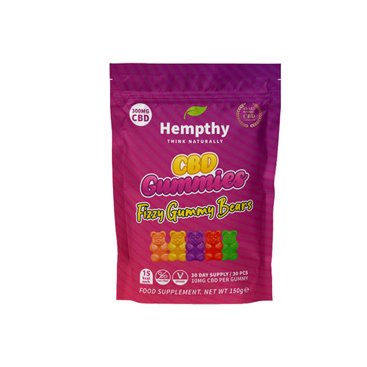 Hempthy 300mg CBD Gummies 30 Ct Pouch | Hempthy | CBD Products