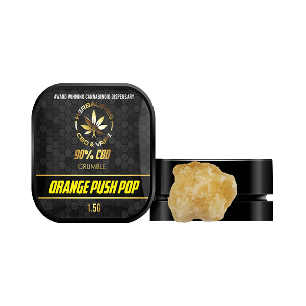 Herbaleyes 90% CBD Orange Push Pop Dab Slabs - 1.5g | Herbaleyes | CBD Products