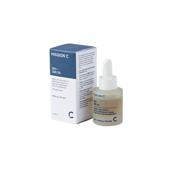 Mission C Day + 1000mg CBD Oil - 10ml | Mission C | CBD Products