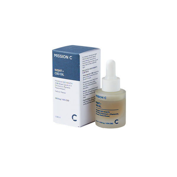 Mission C Night + 1000mg CBD Oil - 10ml | Mission C | CBD Products