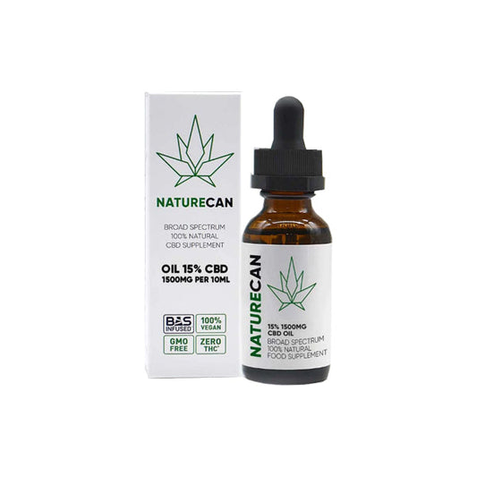 Naturecan 15% 1500mg CBD Broad Spectrum MCT Oil 10ml | Naturecan | CBD Products