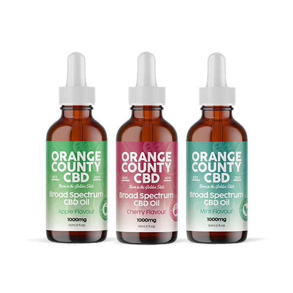 Orange County CBD 1000mg Flavoured Tincture Oil 30ml | Orange County | CBD Products