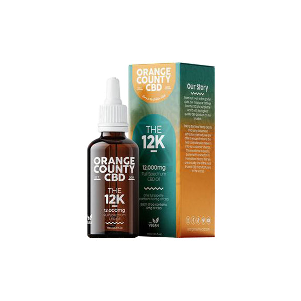 Orange County CBD 12000mg Full Spectrum CBD Oil - 100ml | Orange County | CBD Products