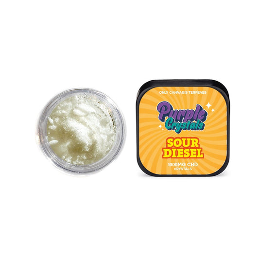 Purple Crystals by Purple Dank 1000mg CBD Crystals - Sour Diesel (BUY 1 GET 1 FREE) | Purple Dank | CBD Products