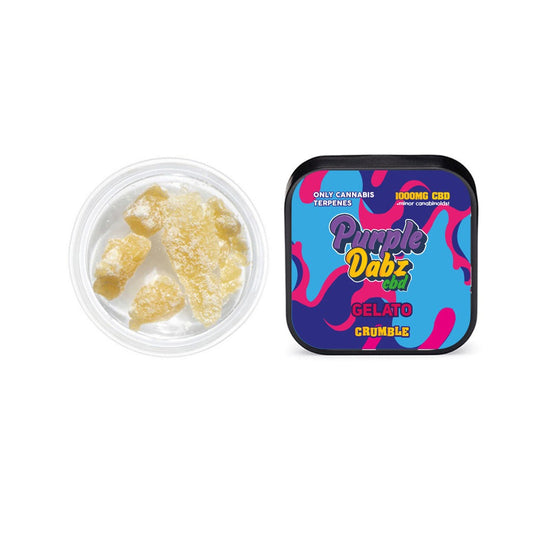 Purple Dabz by Purple Dank 1000mg CBD Crumble - Gelato (BUY 1 GET 1 FREE) | Purple Dank | CBD Products