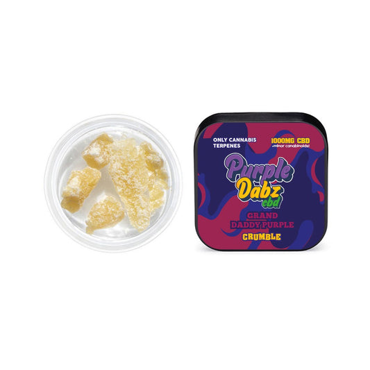 Purple Dabz by Purple Dank 1000mg CBD Crumble - Grand Daddy Purple (BUY 1 GET 1 FREE) | Purple Dank | CBD Products