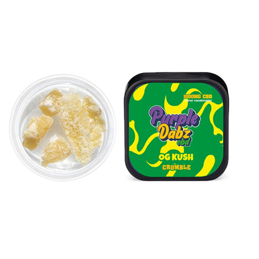 Purple Dabz by Purple Dank 1000mg CBD Crumble - OG Kush (BUY 1 GET 1 FREE) | Purple Dank | CBD Products