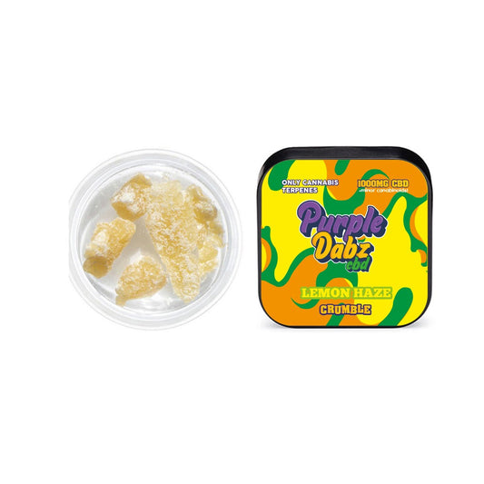 Purple Dabz by Purple Dank 1000mg CBD Crumble - Lemon Haze (BUY 1 GET 1 FREE) | Purple Dank | CBD Products