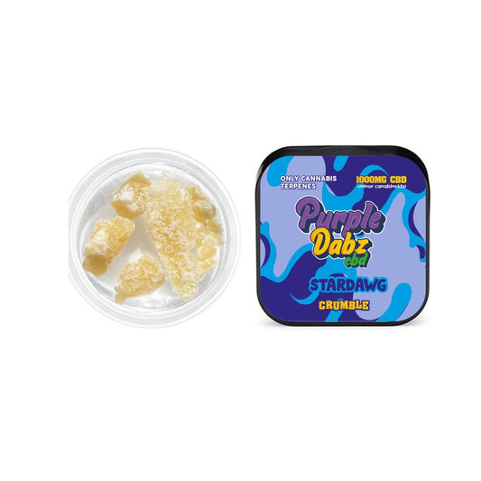 Purple Dabz by Purple Dank 1000mg CBD Crumble - Strawdawg (BUY 1 GET 1 FREE) | Purple Dank | CBD Products