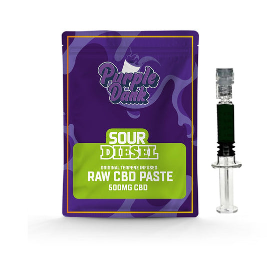 Purple Dank 1000mg CBD Raw Paste with Natural Terpenes - Sour Diesel (BUY 1 GET 1 FREE) | Purple Dank | CBD Products