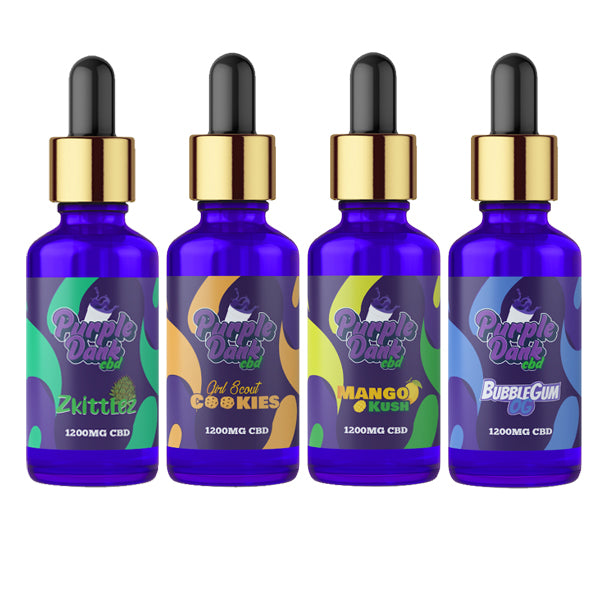 Purple Dank CBD Flavoured CBD Oil 1200mg CBD Oil 30ml (BUY 1 GET 1 FREE) | Purple Dank | CBD Products