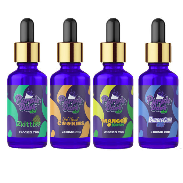 Purple Dank CBD Flavoured CBD Oil 2400mg CBD Oil 30ml (BUY 1 GET 1 FREE) | Purple Dank | CBD Products