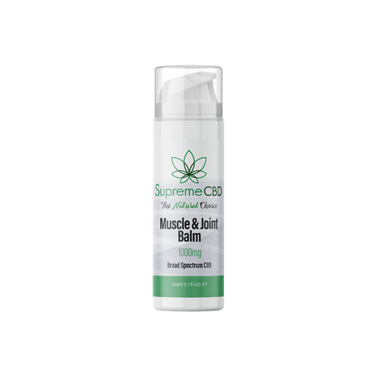 Supreme CBD 1000mg Broad Spectrum CBD Muscle & Joint Balm - 50ml | Supreme CBD | CBD Products