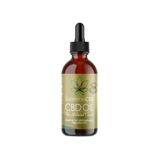 Supreme CBD 12000mg Full Spectrum CBD Tincture Oil - 100ml | Supreme CBD | CBD Products