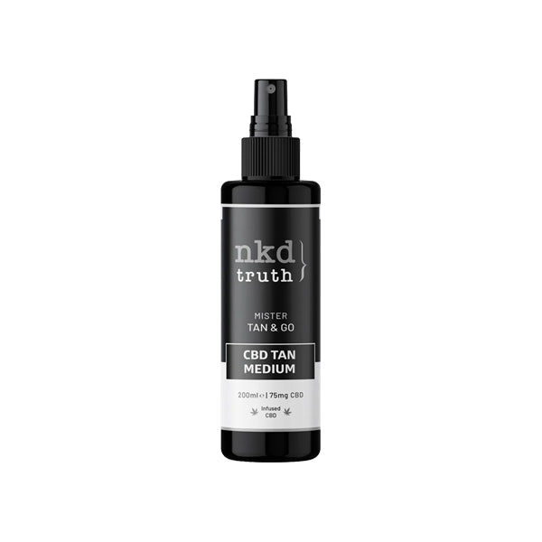 NKD Truth 75mg CBD Medium Self Tan - 200ml (BUY 1 GET 1 FREE) | NKD | CBD Products