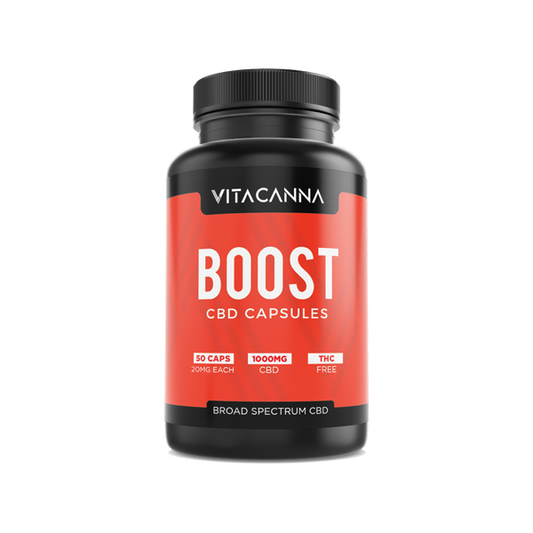 Vita Canna 1000mg Broad Spectrum CBD Vegan Capsules - 50 Caps | Vita Canna | CBD Products