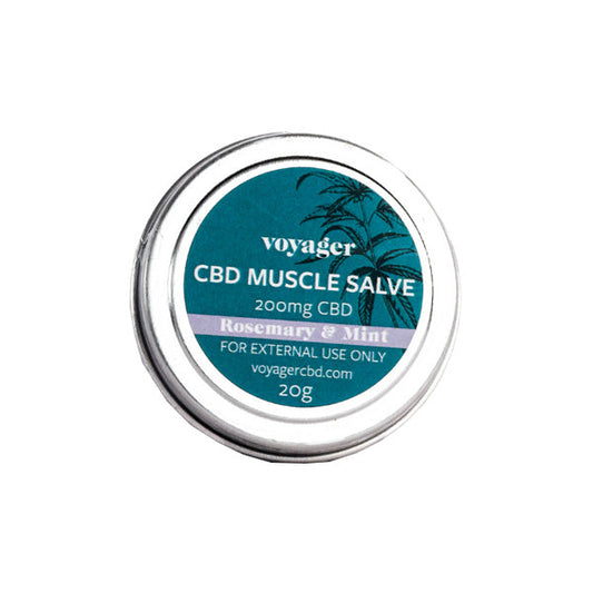 Voyager 200mg CBD Rosemary & Mint Muscle Salve - 20g | Voyager | CBD Products