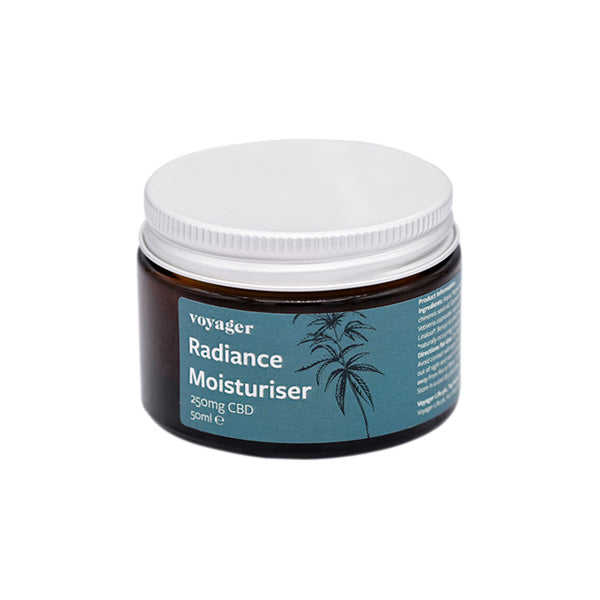 Voyager 250mg CBD Radiance Moisturiser - 50ml | Voyager | CBD Products