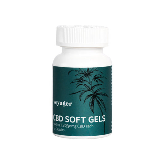 Voyager 900mg CBD Soft Gels - 30 Caps | Voyager | CBD Products