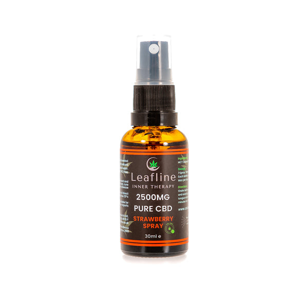 CBD Leafline 2500mg CBD MCT Oil Spray - 30ml | CBD Leafline | CBD Products