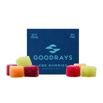 Goodrays 750mg CBD Mixed Gummies - 30 Pieces | Goodrays | CBD Products