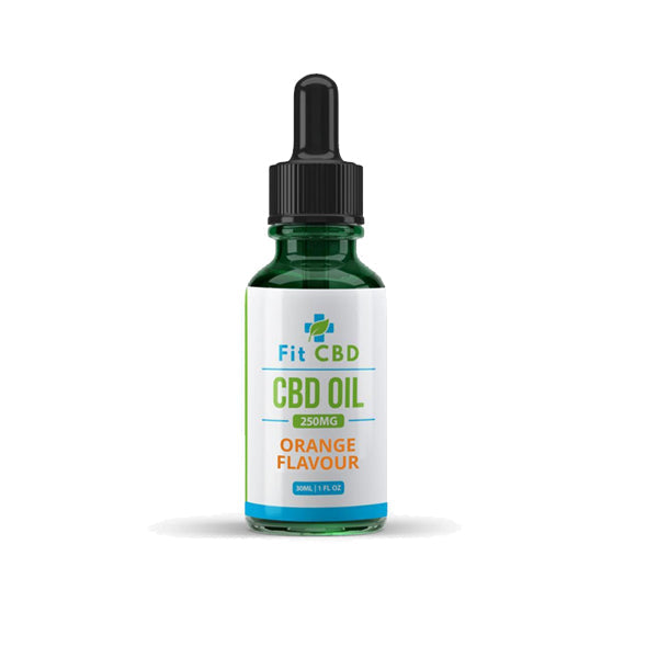 Fit CBD Tincture Oil 250mg CBD Orange 30ml | Fit CBD | CBD Products