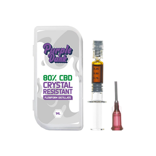 Purple Dank 80% CBD Crystal Resistant Flowform Distillate - 1ml (BUY 1 GET 1 FREE) | Purple Dank | CBD Products