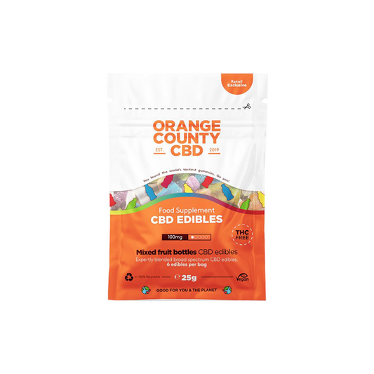 Orange County CBD 100mg CBD Gummy Fruit Bottles - Mini Grab Bag | Orange County | CBD Products
